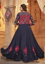 Navy Blue Lehenga Choli