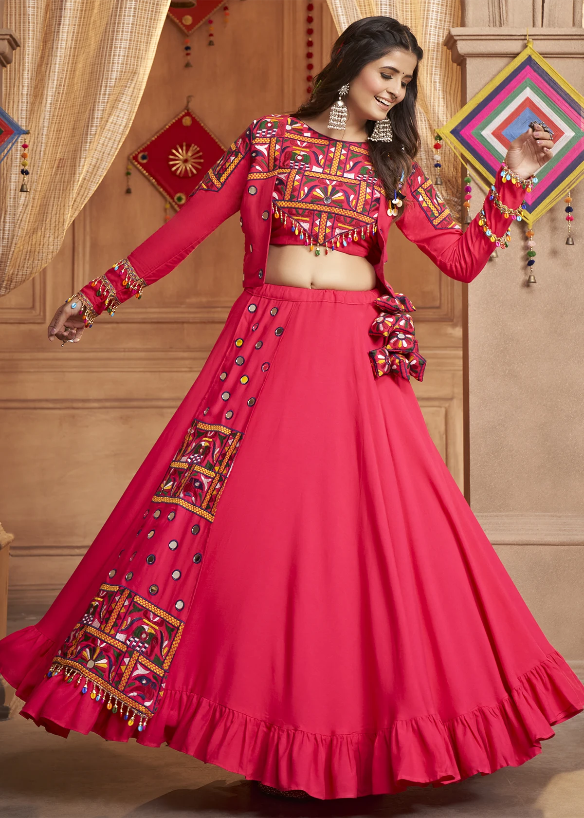 Rani Pink Lehenga Choli