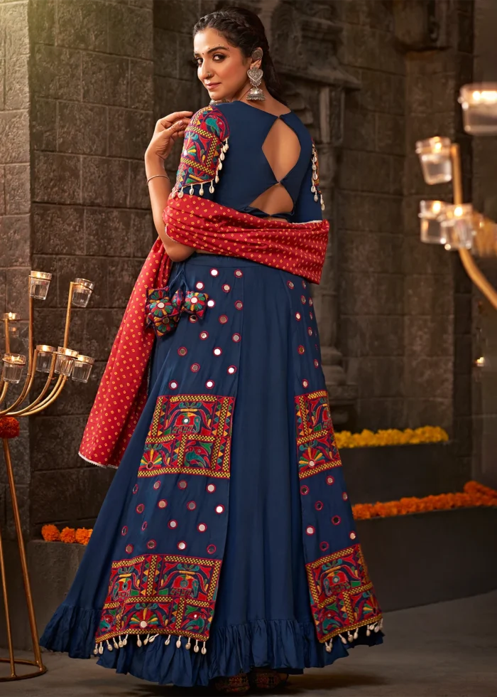 Cobalt Blue Lehenga Choli