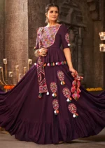 Purple Lehenga Choli