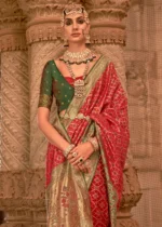 Bridal Red Banarasi Saree