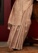 Cream Banarasi Saree