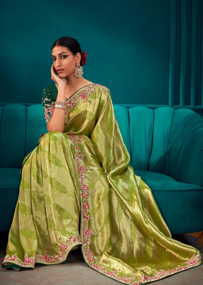 Green Kanjivaram Silk Saree