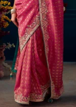 Rani Pink Kanjivaram Silk Saree