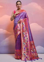 Royal Blue Paithani Silk Saree