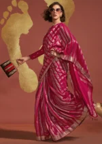 Red Banarasi Handloom Silk Saree