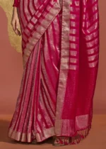 Red Banarasi Handloom Silk Saree