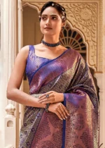 Royal Blue Kanjivaram Silk Saree